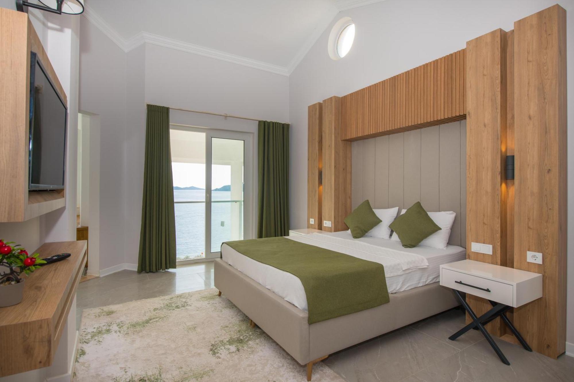 Beachfront White Villa With Private Swimming Pool Kalkan Exterior photo